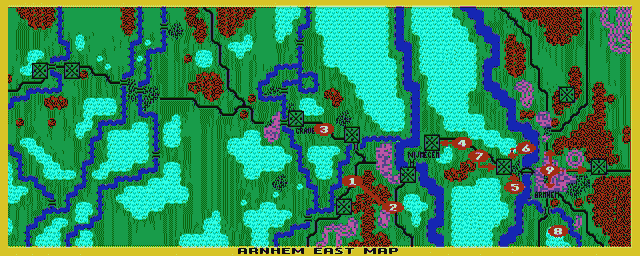 Arnhem East Map