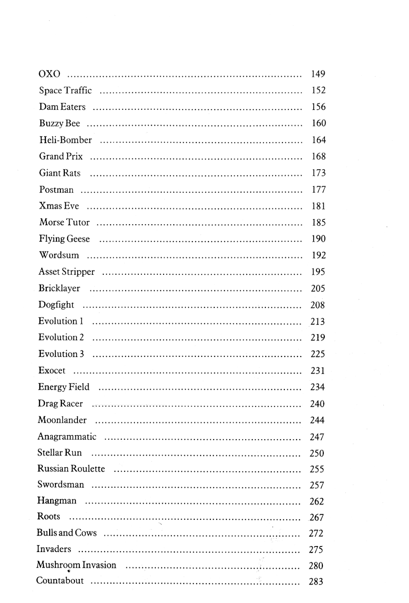 60 Programs For The Sinclair ZX Spectrum - Page 5