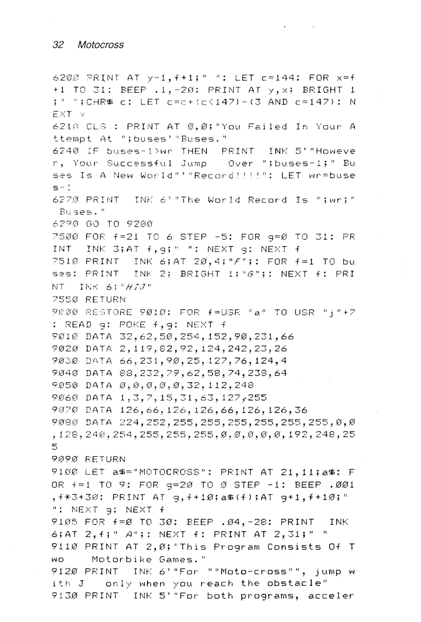 60 Programs For The Sinclair ZX Spectrum - Page 32