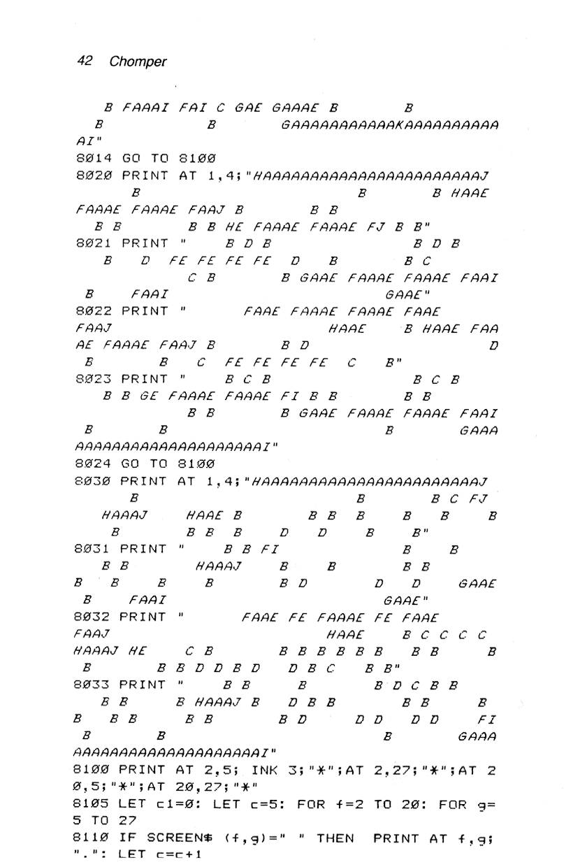 60 Programs For The Sinclair ZX Spectrum - Page 42