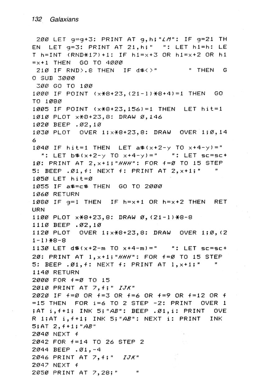 60 Programs For The Sinclair ZX Spectrum - Page 132