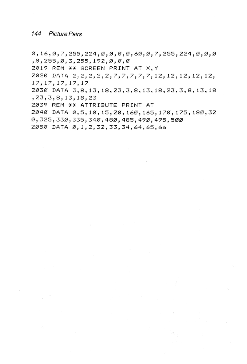 60 Programs For The Sinclair ZX Spectrum - Page 144