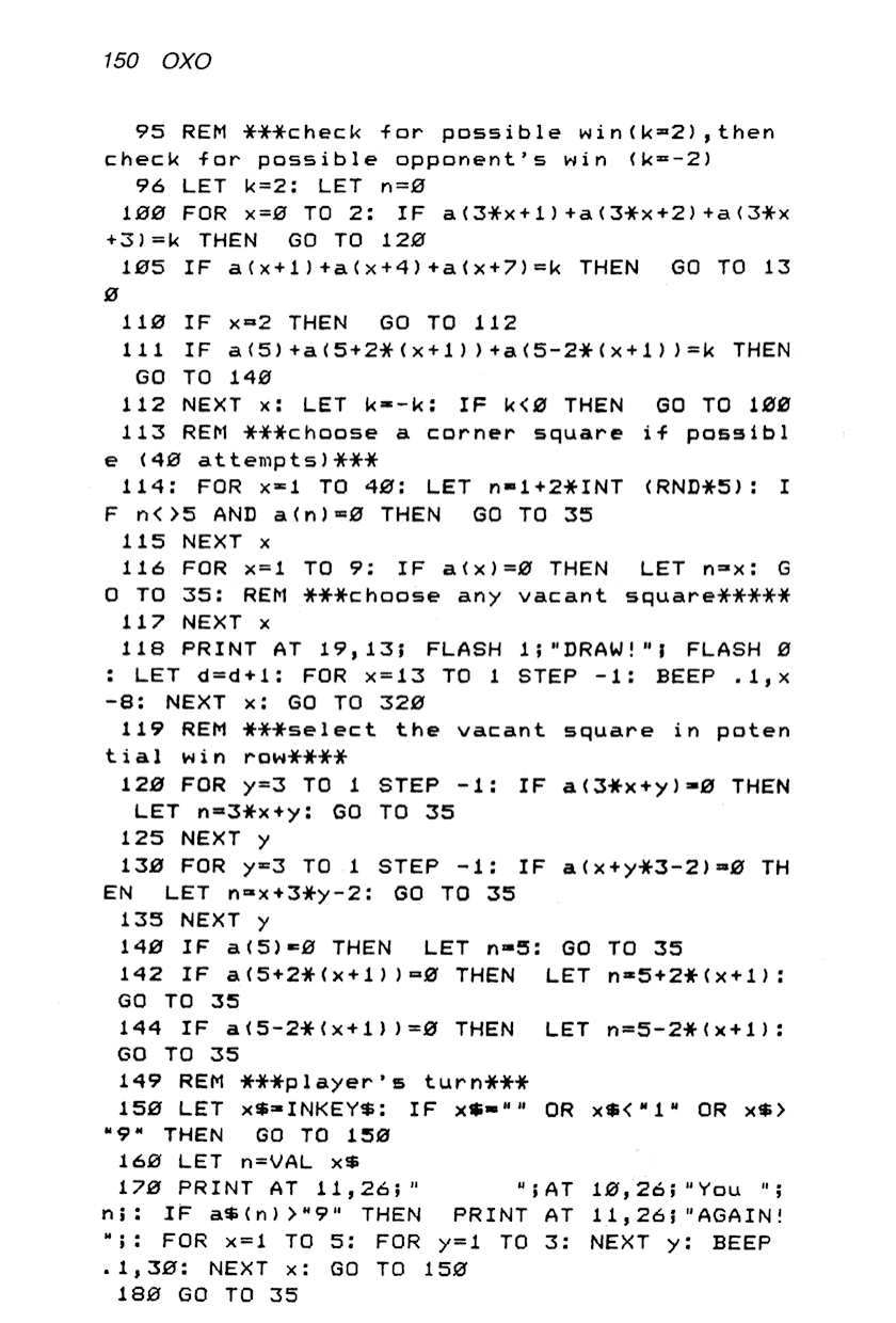60 Programs For The Sinclair ZX Spectrum - Page 150