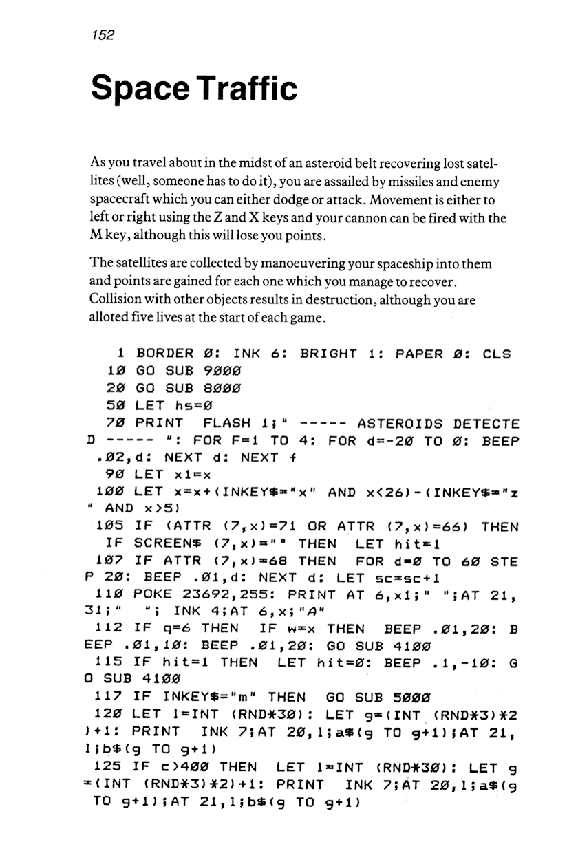 60 Programs For The Sinclair ZX Spectrum - Page 152