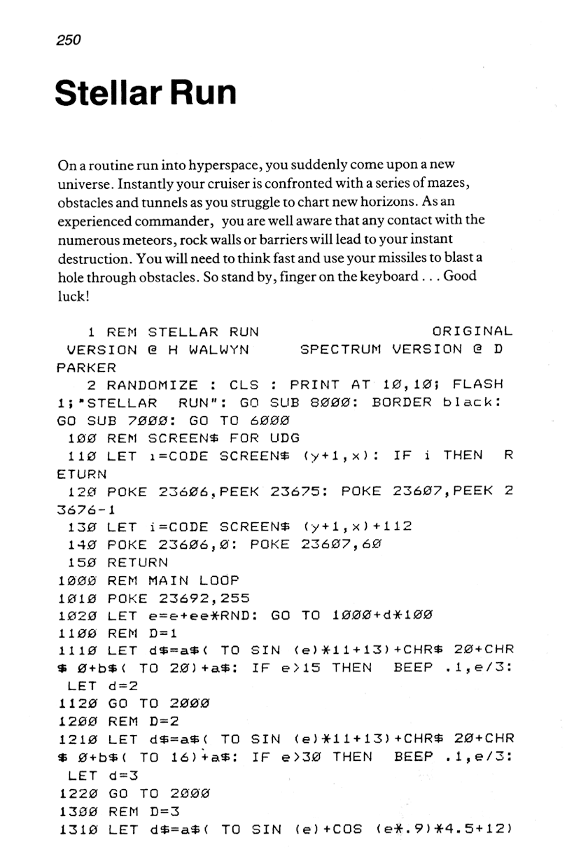 60 Programs For The Sinclair ZX Spectrum - Page 250