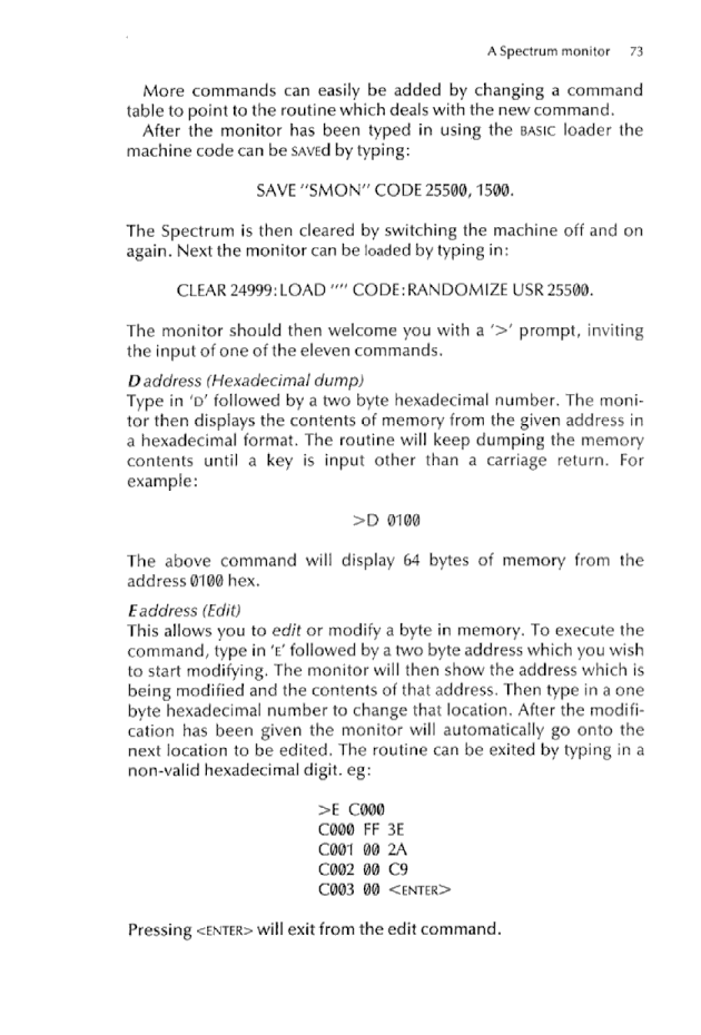 Cracking The Code on the Sinclair ZX Spectrum - Page 73