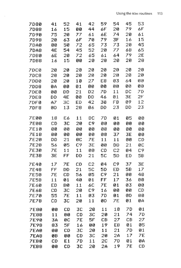Cracking The Code on the Sinclair ZX Spectrum - Page 113