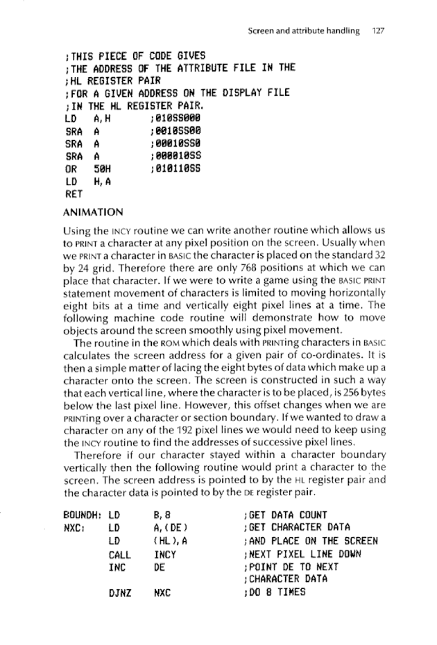 Cracking The Code on the Sinclair ZX Spectrum - Page 127