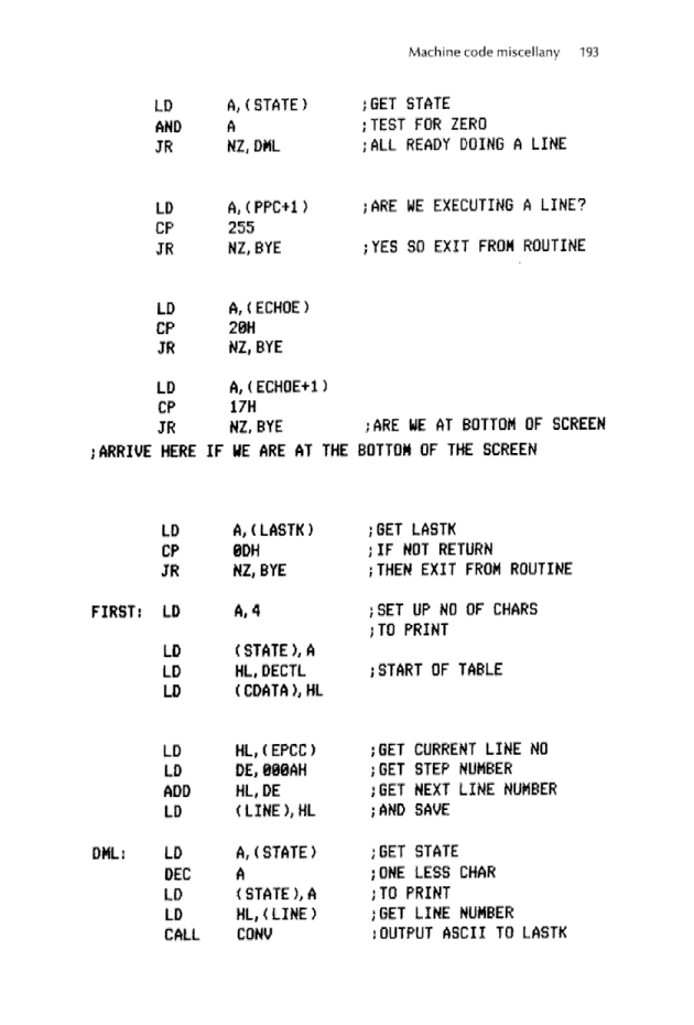 Cracking The Code on the Sinclair ZX Spectrum - Page 193
