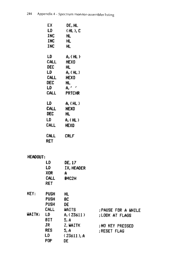 Cracking The Code on the Sinclair ZX Spectrum - Page 244