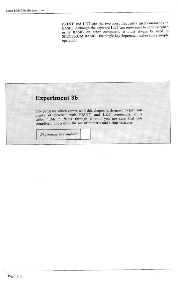 Learn BASIC on the Spectrum - Chapter 3.10