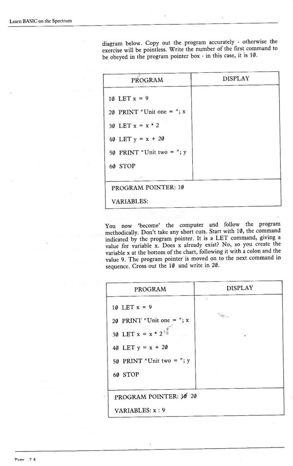 Learn BASIC on the Spectrum - Chapter 7.4