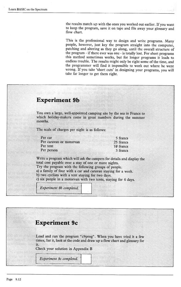 Learn BASIC on the Spectrum - Chapter 9.12