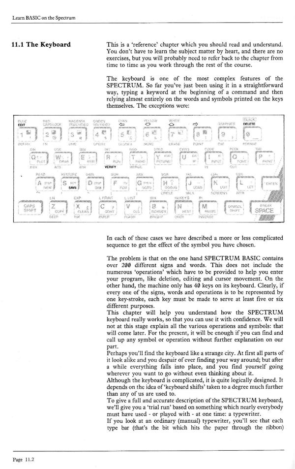 Learn BASIC on the Spectrum - Chapter 11.2