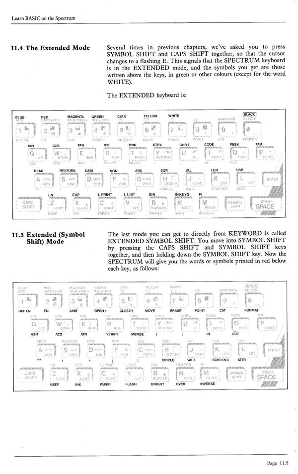 Learn BASIC on the Spectrum - Chapter 11.5