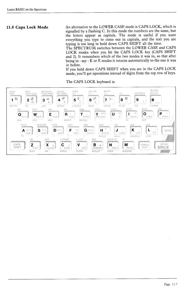 Learn BASIC on the Spectrum - Chapter 11.7