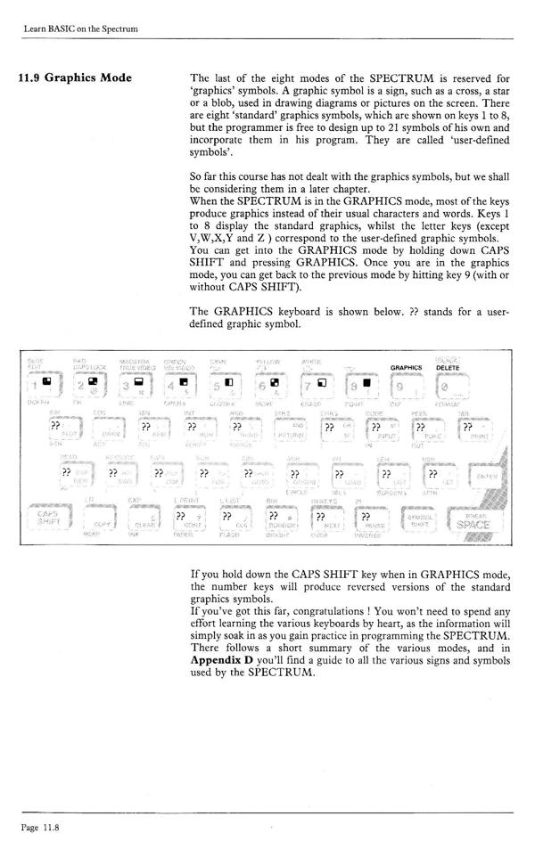 Learn BASIC on the Spectrum - Chapter 11.8