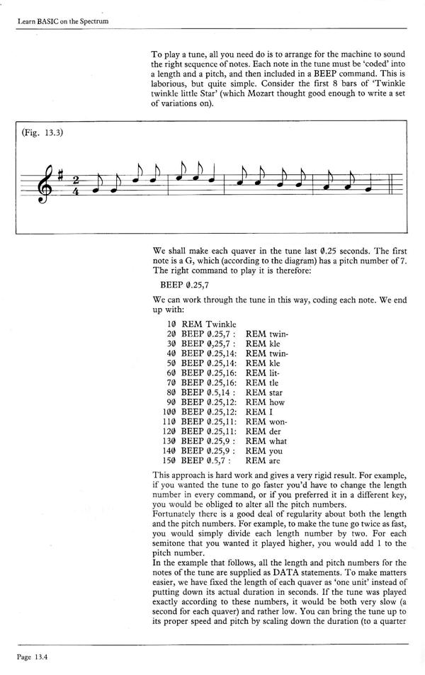 Learn BASIC on the Spectrum - Chapter 13.4