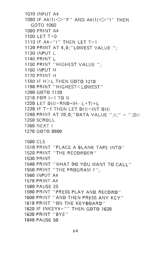 The Art of Programming the 16K ZX81 - Page 64