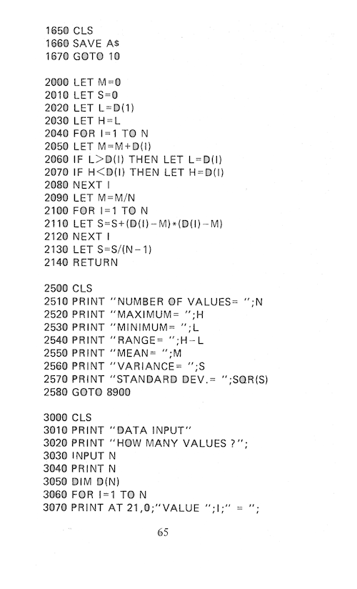 The Art of Programming the 16K ZX81 - Page 65