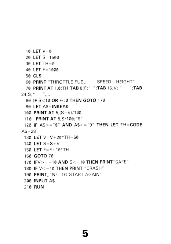 30 Programs For The ZX81 - Page 5