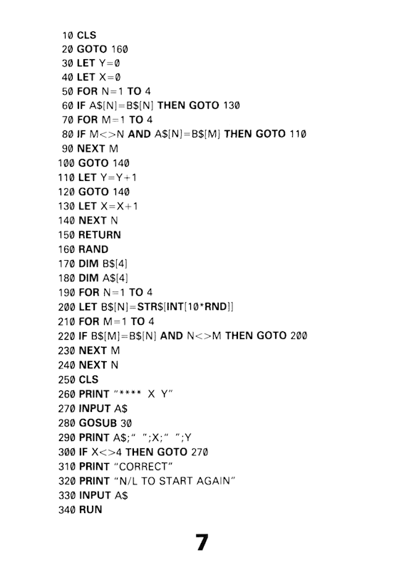 30 Programs For The ZX81 - Page 7