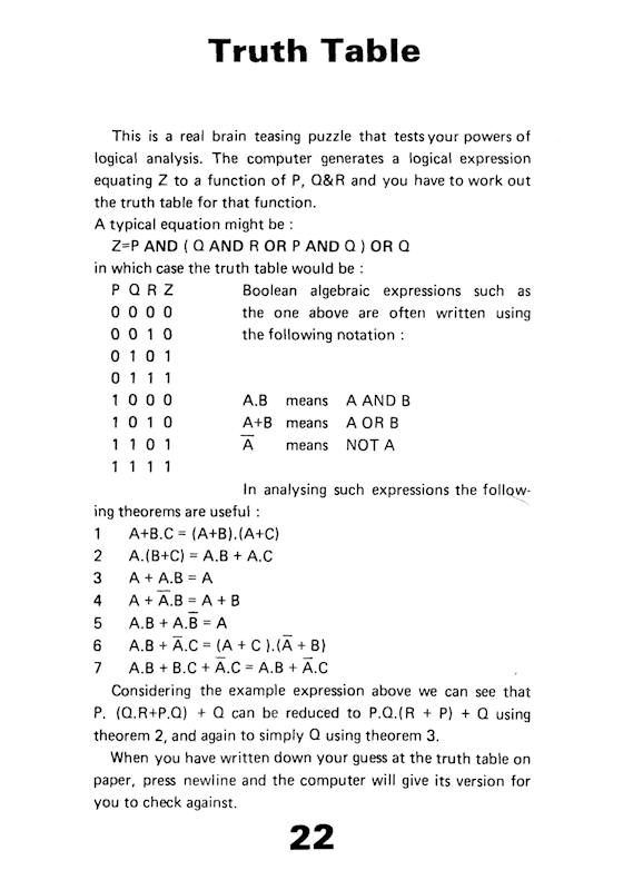 30 Programs For The ZX81 - Page 22