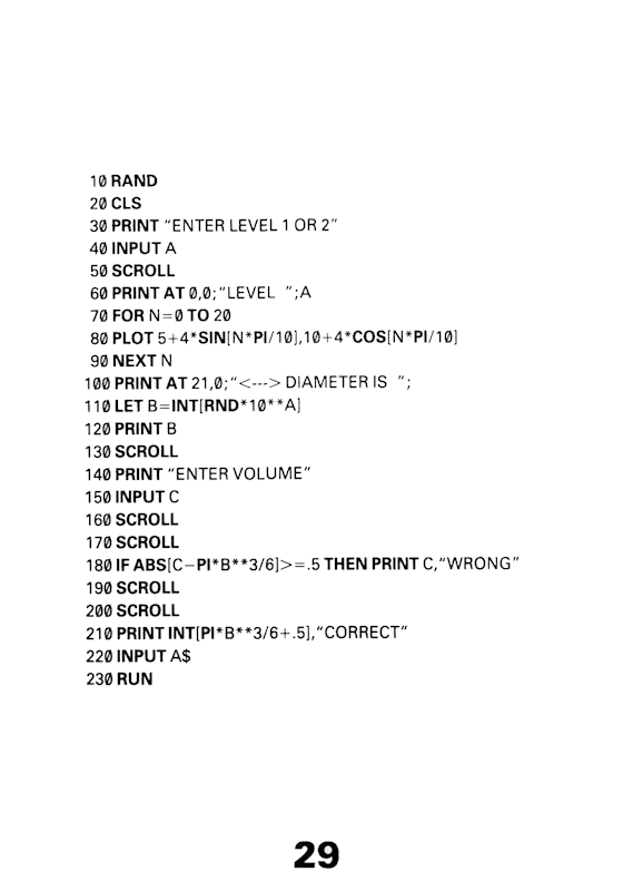 30 Programs For The ZX81 - Page 29