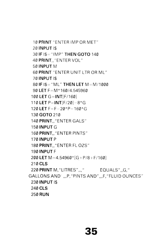 30 Programs For The ZX81 - Page 35