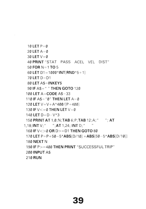 30 Programs For The ZX81 - Page 39