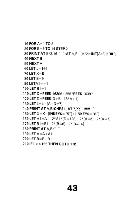 30 Programs For The ZX81 - Page 43