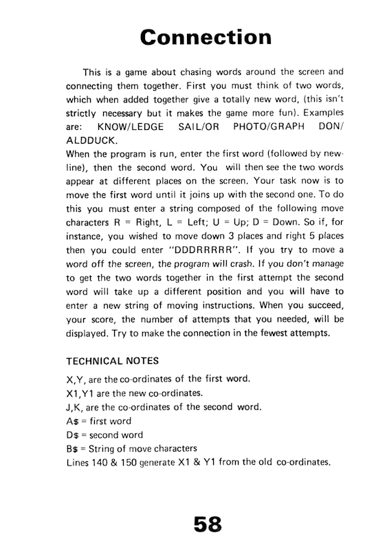 30 Programs For The ZX81 - Page 58