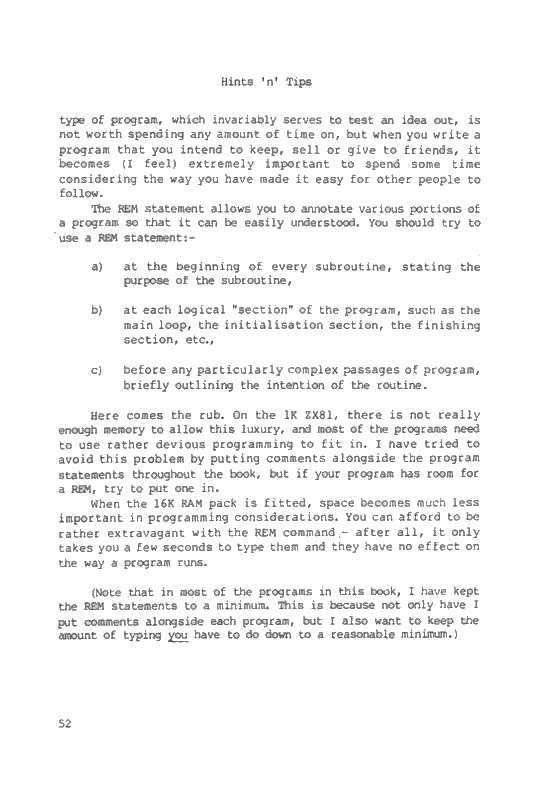 The ZX81 Pocket Book - Page 52