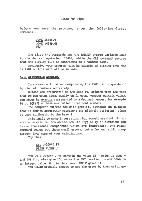 The ZX81 Pocket Book - Page 57