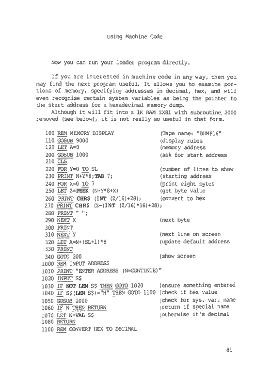 The ZX81 Pocket Book - Page 81